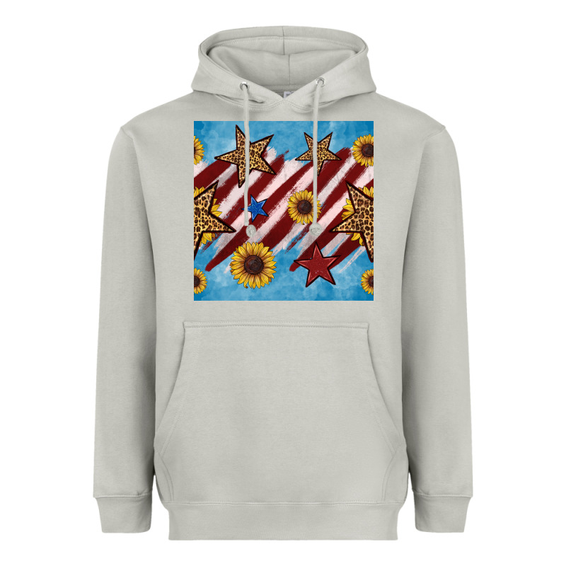 Western Star With Sunflower Seamless Pattern Heavyweight Hoodie by BundleAndBundleShop | Teevron