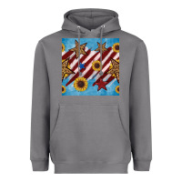 Storm western star with sunflower seamless pattern Heavyweight Hoodie - BundleAndBundleShop