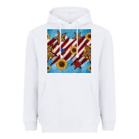 White western star with sunflower seamless pattern Heavyweight Hoodie - BundleAndBundleShop