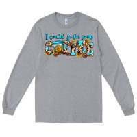 Heather Grey i could go for some coffee Long Sleeve Tee - Zillion Design Studio