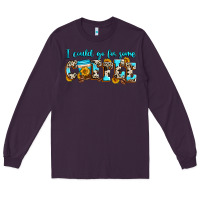 Plum i could go for some coffee Long Sleeve Tee - Zillion Design Studio