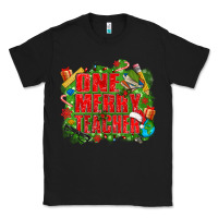Black one merry teacher Classic Tee - texasbilliewilder