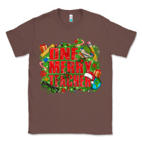 Chestnut one merry teacher Classic Tee - texasbilliewilder