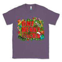 Lavender one merry teacher Classic Tee - texasbilliewilder