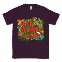 Plum one merry teacher Classic Tee - texasbilliewilder