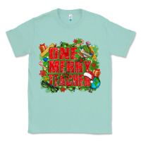 Seafoam one merry teacher Classic Tee - texasbilliewilder