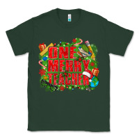 Sports Green one merry teacher Classic Tee - texasbilliewilder