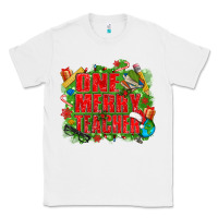White one merry teacher Classic Tee - texasbilliewilder