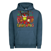 Pigment Midnight Navy grinchmas Urban Hoodie - MaliasSmallBusiness