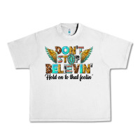 Lunar Rock dont stop believing Urban Heavy Tee - texasbilliewilder