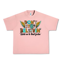Salmon dont stop believing Urban Heavy Tee - texasbilliewilder
