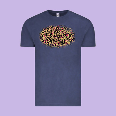 Vintage Tee leopard pattern
