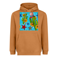Meerkat 4th of july cacti seamless pattern Heavyweight Hoodie - BundleAndBundleShop