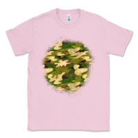 Bubblegum Pink camouflage patch 2 Classic Tee - BundleAndBundleShop