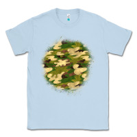 Dusty Blue camouflage patch 2 Classic Tee - BundleAndBundleShop