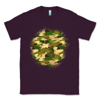 Plum camouflage patch 2 Classic Tee - BundleAndBundleShop