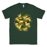 Sports Green camouflage patch 2 Classic Tee - BundleAndBundleShop