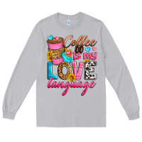 Moon Dust coffee is my love language Long Sleeve Tee - Zillion Design Studio
