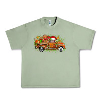 Oil Green christmas gingerbread truck Urban Heavy Tee - Zillion Design Studio