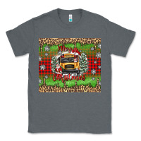Charcoal Heather Christmas school bus Classic Tee - texasbilliewilder