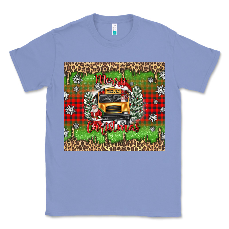 Christmas School Bus Classic Tee by texasbilliewilder | Teevron