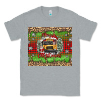 Heather Grey Christmas school bus Classic Tee - texasbilliewilder