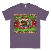 Lavender Christmas school bus Classic Tee - texasbilliewilder