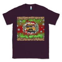 Plum Christmas school bus Classic Tee - texasbilliewilder