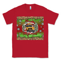 Red Christmas school bus Classic Tee - texasbilliewilder