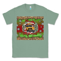 Sage Christmas school bus Classic Tee - texasbilliewilder
