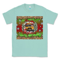 Seafoam Christmas school bus Classic Tee - texasbilliewilder