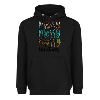 Black merry christmas Heavyweight Hoodie - JahusDesignShop