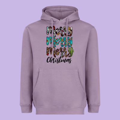 Merry Christmas Heavyweight Hoodie Designed By Jahusdesignshop