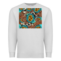 Dove Grey gemstone sunflower Premium Sweatshirt - AdoDesignShop
