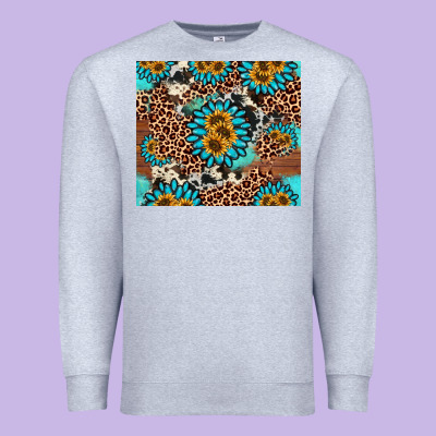 Gemstone Sunflower Premium Sweatshirt Designed By Adodesignshop