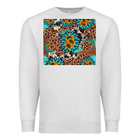 Oatmeal Heather gemstone sunflower Premium Sweatshirt - AdoDesignShop