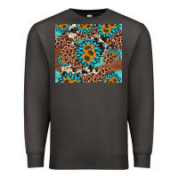 Smoke gemstone sunflower Premium Sweatshirt - AdoDesignShop