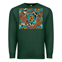 Sports Green gemstone sunflower Premium Sweatshirt - AdoDesignShop