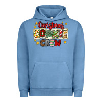 Pigment Pebble Blue Christmas cookie crew Urban Hoodie - MaliasSmallBusiness