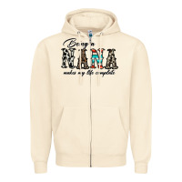 Sandshell being nana makes my life complate Zipper Hoodie - CowhideDigitalArt