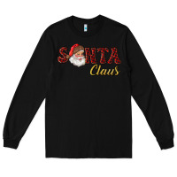 Black santa claus Long Sleeve Tee - RanaPortraitStore