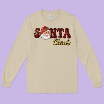 Santa Claus Long Sleeve Tee Designed By Ranaportraitstore