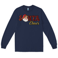 Navy santa claus Long Sleeve Tee - RanaPortraitStore