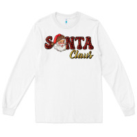 White santa claus Long Sleeve Tee - RanaPortraitStore