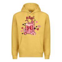 Antique Gold mini coffee cups Premium Hoodie - MaliasSmallBusiness