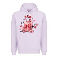 Lilac mini coffee cups Premium Hoodie - MaliasSmallBusiness