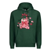 Sports Green mini coffee cups Premium Hoodie - MaliasSmallBusiness