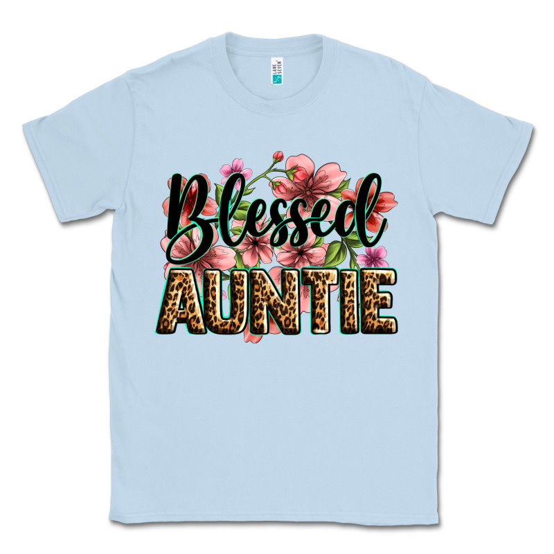 Flowers Blessed Auntie Classic Tee by Zillion Design Studio | Teevron