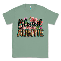 Sage flowers blessed auntie Classic Tee - Zillion Design Studio