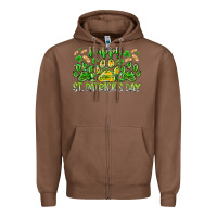 Chestnut heppy st. patricks day Zipper Hoodie - RacoonDesign